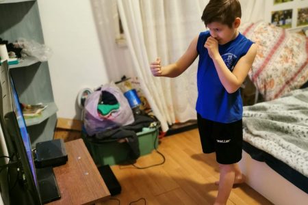 Házi szorítóban az öklözők