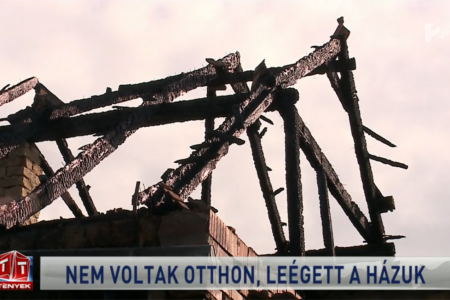 Telefonáltak a szomszédok, hogy menjenek haza, mert ég a házuk