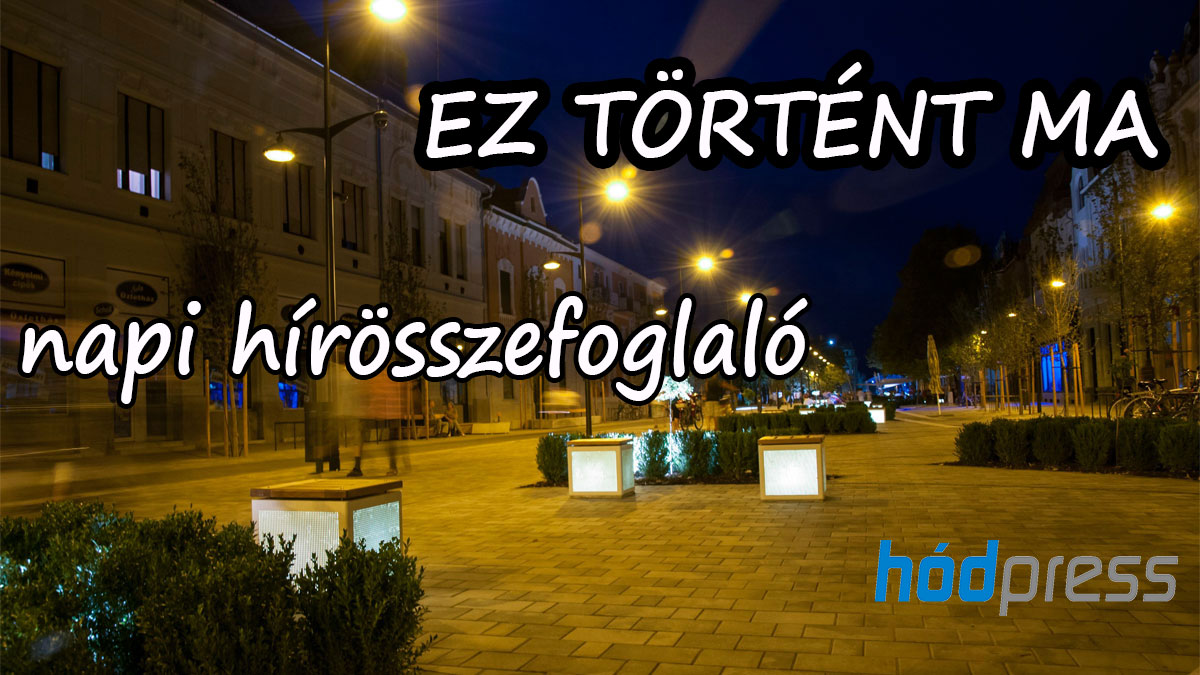 Ez történt ma! | Hódpress.hu | Vásárhely. Igazán.