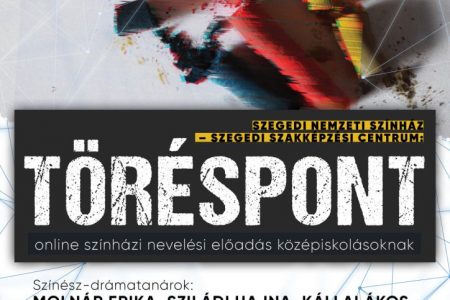 Egy online tanóráról készült előadás a Szegedi Nemzeti Színházban