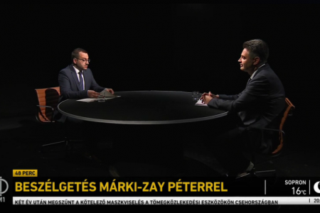 Márki-Zay Pétert váratlanul behívták az M1-be