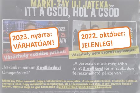 Ismét szórólapon tájékoztat tájékozatlanságáról a vásárhelyi Fidesz