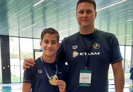 Szabó Marcell, a NICS-HSÚVC sportolója magyar bajnok lett korosztályában a hosszútávúszó ob-n