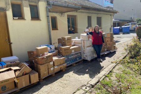 Adomány érkezett a Vöröskereszttől