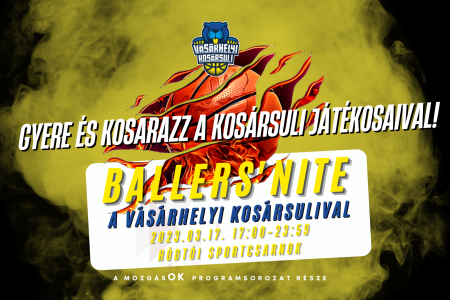 Pénteken bárki kosarazhat a Kosársuli játékosaival