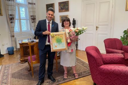 Ma vette át Cselőtei Katalin a város elismerését