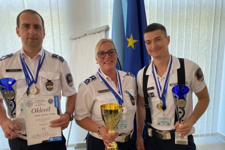 Vásárhelyi az ország harmadik legjobb gépkocsizó rendőrjárőre