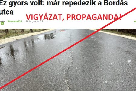 Lyuk helyett ezúttal repedésre futott a propagandasajtó