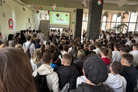A Szakképzési Centrumban is megemlékeztek március 15-ről