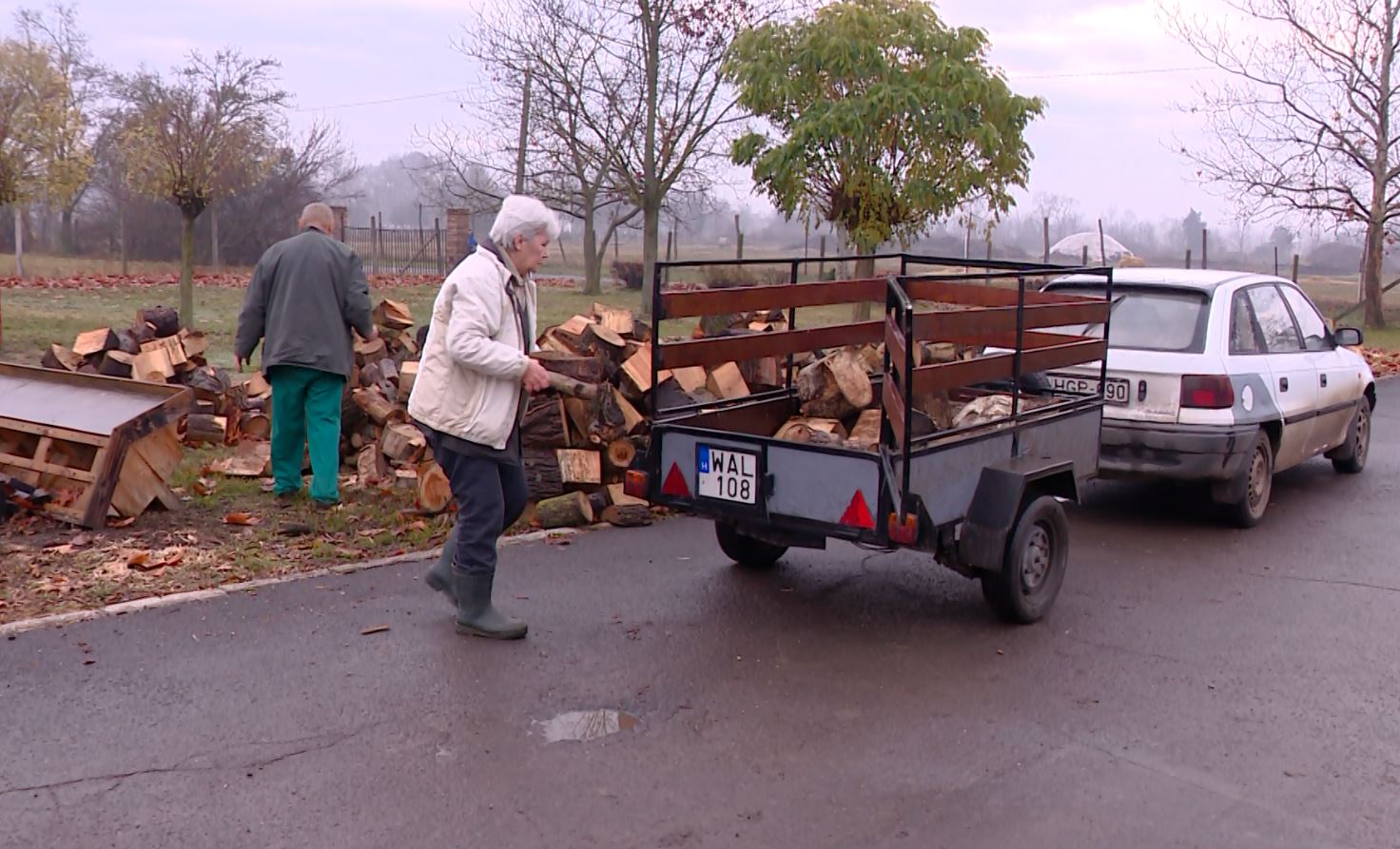Szociális tűzifaosztás
