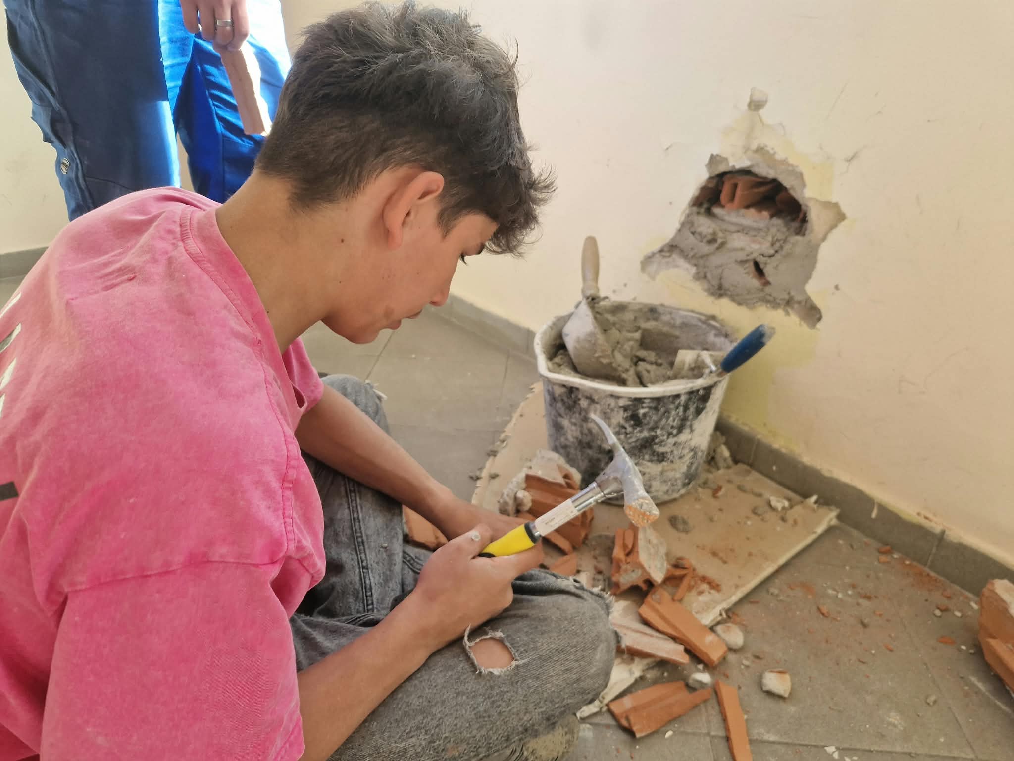 Corvinos kőműves diákok (2)